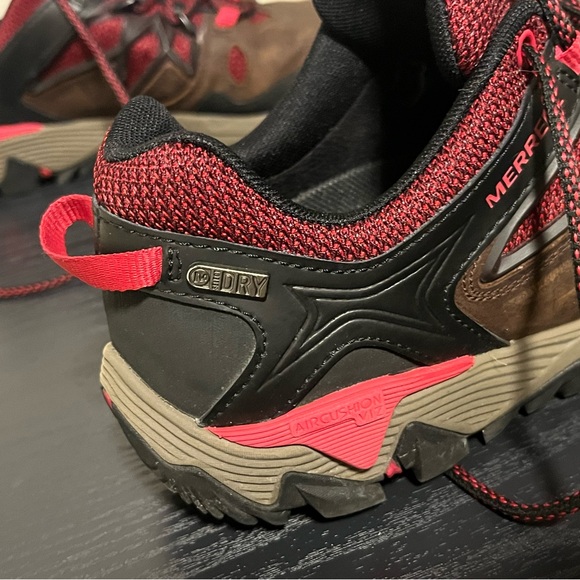 Merrell Brown and Red Hiking Shoes-8.5-EUC - Picture 4 of 6